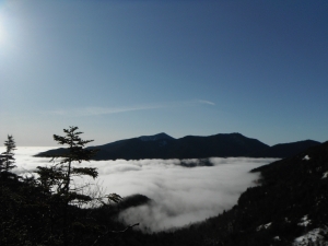 Undercast with Dix Mountain